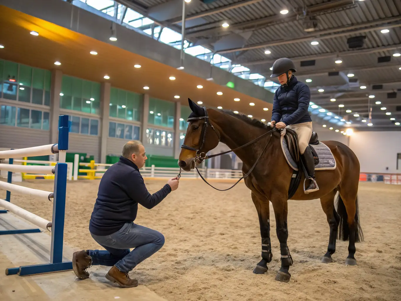 A split image showing a traditional training method on one side and The Sovereign System's approach on the other, visually contrasting the differences in technique and results. The image should convey innovation and superior outcomes.